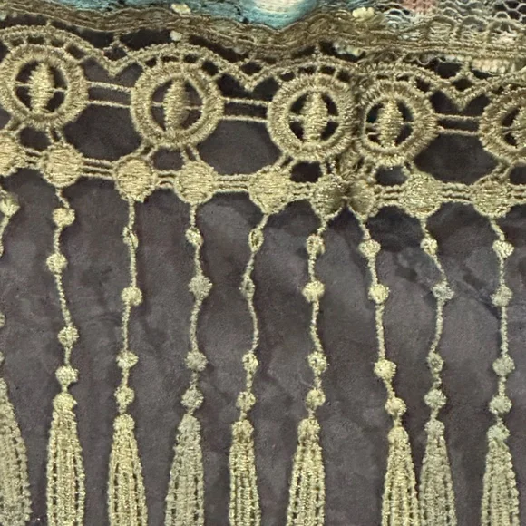 Floral Lace Embroidered Church Mantilla Scarf